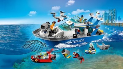 60277 LEGO City Politie Patrouilleboot