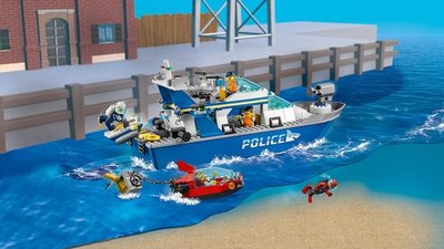 60277 LEGO City Politie Patrouilleboot