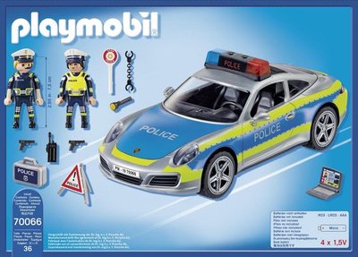 70066 PLAYMOBIL Porsche 911 Carrera 4S Politie - wit 