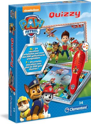 66650 Clementoni Paw Patrol Quizzy met elektronische pen - kaartspel