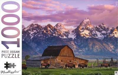 10296 Hinkler Puzzel Moulton Barn Wyoming USA 1000 Stukjes