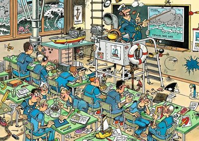81514 Jumbo Puzzel Jan van Haasteren Navy Cadet Training 500 Stukjes