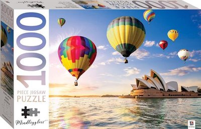 01353 Hinkler Puzzel  Opera House Sydney met luchtballonnen Australia 1000 stukjes
