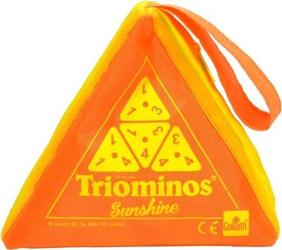 07088 Goliath Triominos Sunshine Oranje 24 Stenen Reiseditie