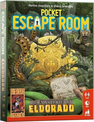 25647 999Games Pocket Escape Room: Het Mysterie van Eldorado Breinbreker