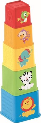 37807 Fisher-Price Stapel en Leer Blokken