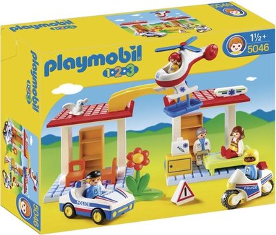 5046 PLAYMOBIL 1.2.3 Politie en Ambulance