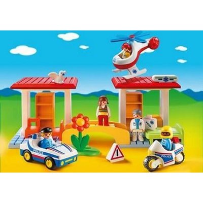 5046 PLAYMOBIL 1.2.3 Politie en Ambulance