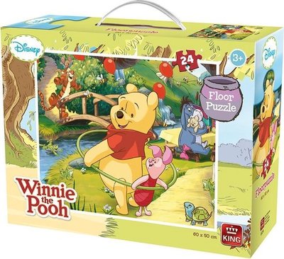 05274 King Puzzel Disney Winnie the Pooh Grote Vloerpuzzel 24 Stukjes