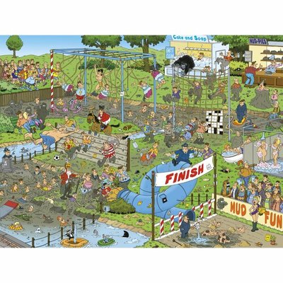 81851 Jumbo Puzzel Jan Van Haasteren Mudracers 950 stukjes