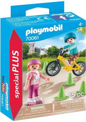 70061 PLAYMOBIL Special Plus Kinderen met fiets en skates