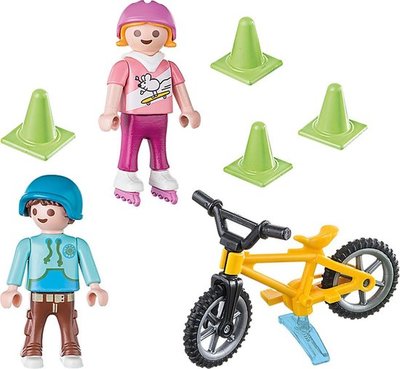 70061 PLAYMOBIL Special Plus Kinderen met fiets en skates 