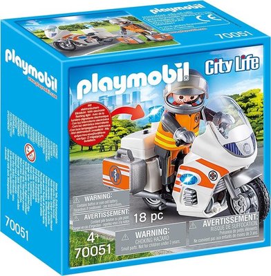 70051 PLAYMOBIL City Life Spoedarts op motor