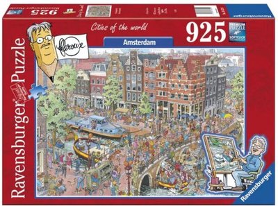 164295 Ravensburger Puzzel Fleroux Amsterdam Prinsengracht 925 stukjes