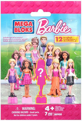80100 MEGA BLOKS Barbie Speelfiguurtje (Polybag)