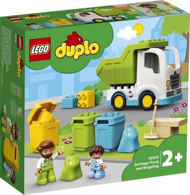 10945 LEGO DUPLO Vuilniswagen en Recycling