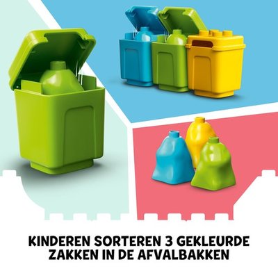 10945 LEGO DUPLO Vuilniswagen en Recycling