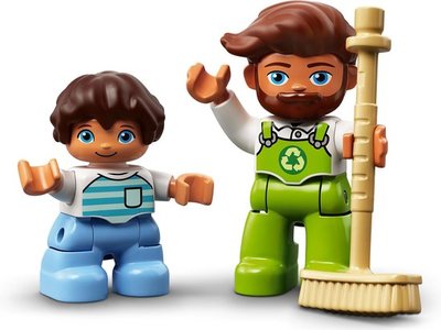 10945 LEGO DUPLO Vuilniswagen en Recycling