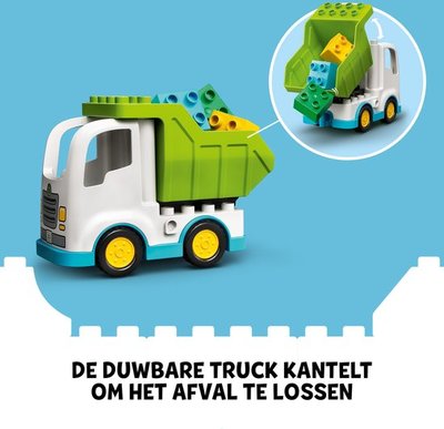 10945 LEGO DUPLO Vuilniswagen en Recycling