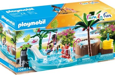 70611 PLAYMOBIL Family Fun Kinderzwembad met whirlpool