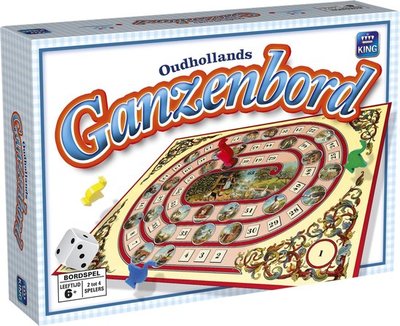 71305 King Oudhollands Ganzenbord Bordspel
