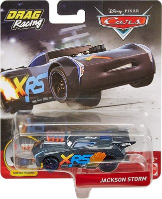 70056 Mattel Disney Cars auto Jackson Storm Drag Racing 1:55
