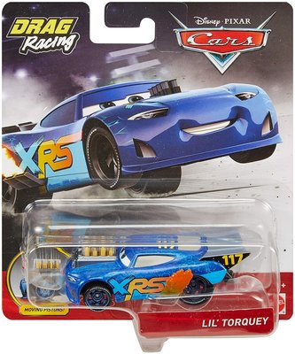 70063 Mattel Disney Cars auto Lil Torquey Drag Racing 1:55