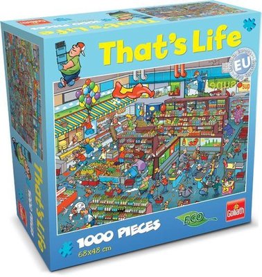 71307 Goliath Puzzel That's Life Supermarkt 1000 Stukjes