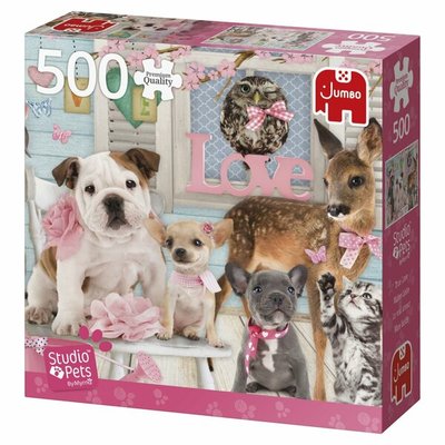 81900 Jumbo Puzzel Studio Pets True Love 500 Stukjes