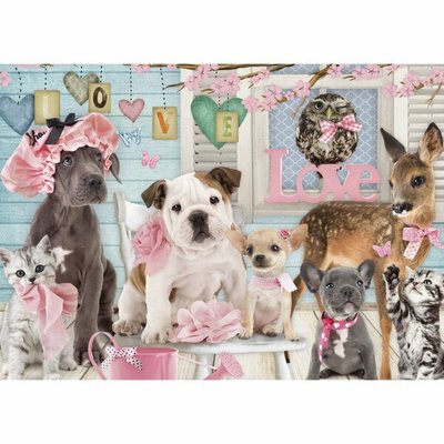81900 Jumbo Puzzel Studio Pets True Love 500 Stukjes