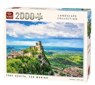 56022 King Puzzel Fort Guaita, San Marino 2000 Stukjes