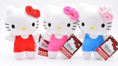 41086B Hello Kitty Plush toy pluche knuffel 20 cm Blauw