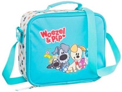 61607 Woezel en Pip Koel-/Lunchtas Blauw