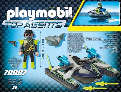 70007 PLAYMOBIL TEAM S.H.A.R.K. Raketscooter