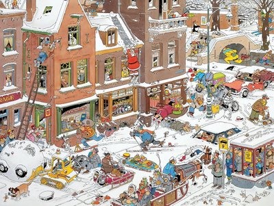 81450 Jumbo Puzzel Jan van Haasteren Street Life 950 stukjes