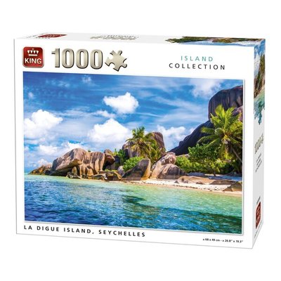 56035 KING Puzzel La Digue Island Seychelles 1000 Stukjes
