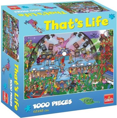 71416  Goliath Puzzel That's Life Puzzel Pop Concert 1000 stukjes