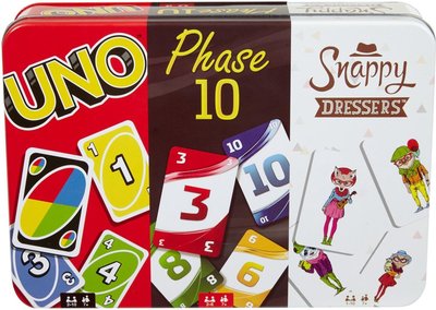 87473 Mattel Uno, Phase 10 en Snappy Dressers Bundel