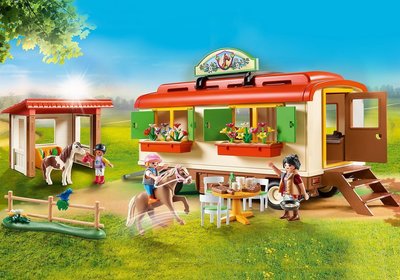 70510 PLAYMOBIL Country Ponykamp aanhanger