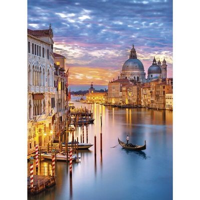 96699 Clementoni Puzzel Lighting Venice 1000 Stukjes