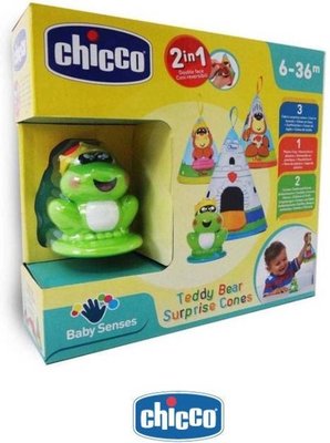 65189 Chicco speelgoedfiguur Teddy Bear Surprise Cones