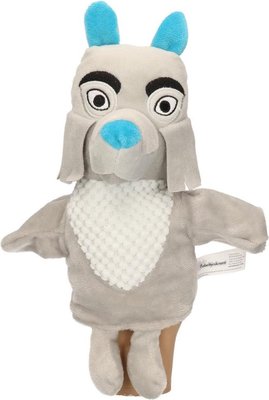 81049 Pluche Fabeltjeskrant Bor de Wolf handpop knuffel 25 cm