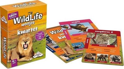 11144 Identity Games Kaartspel Wildlife Weetjes Kwartet