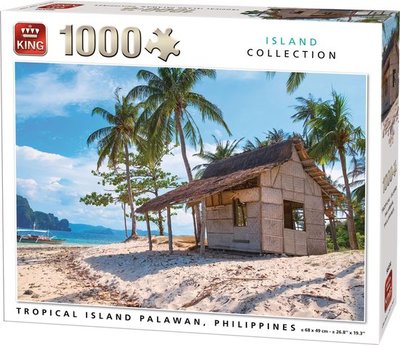 56034 KING Puzzel Tropical Island Palawan Philippines 1000 Stukjes
