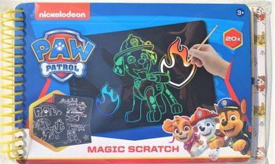 64839 Paw Patrol Magic Scratch Krasboek