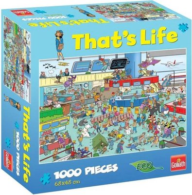 71420 Goliath Puzzel That's Life luchthaven 1000 stukjes