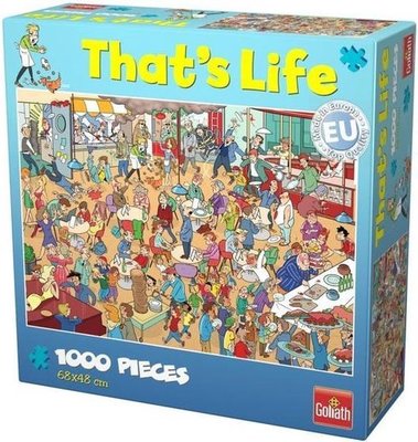 71421 Goliath Puzzel That's Life Lunchroom 1000 stukjes