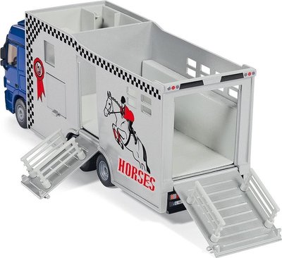 1942 SIKU Paardentransporter Blauw
