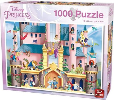 55917 KING Puzzel Disney Princess Magical Palace 1000 stukjes