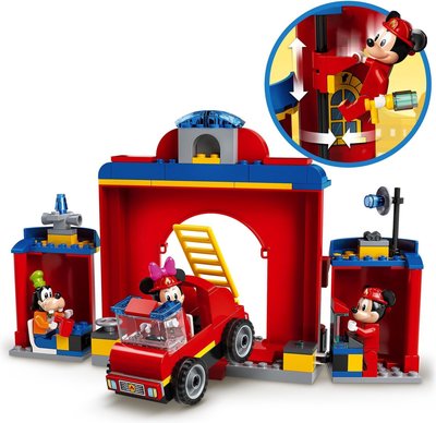 10776 LEGO Disney Mickey & Friends Brandweerkazerne & Auto